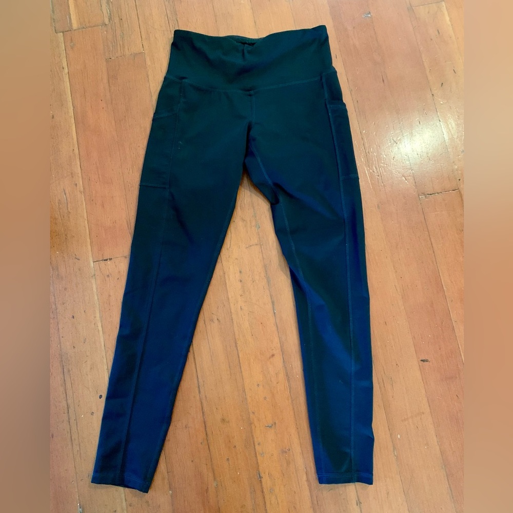 Champion Black Yoga Athletic Athleisure Leggings Pants Size M